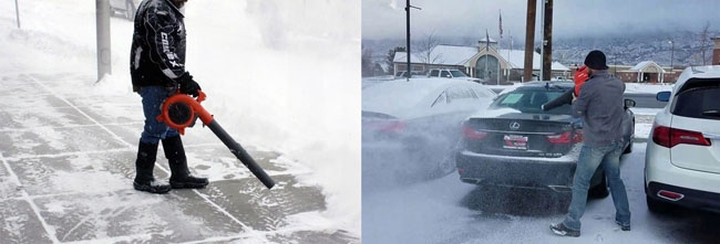 Benzinové motorové dmychadlo fukar vysavač drtič listí - 6