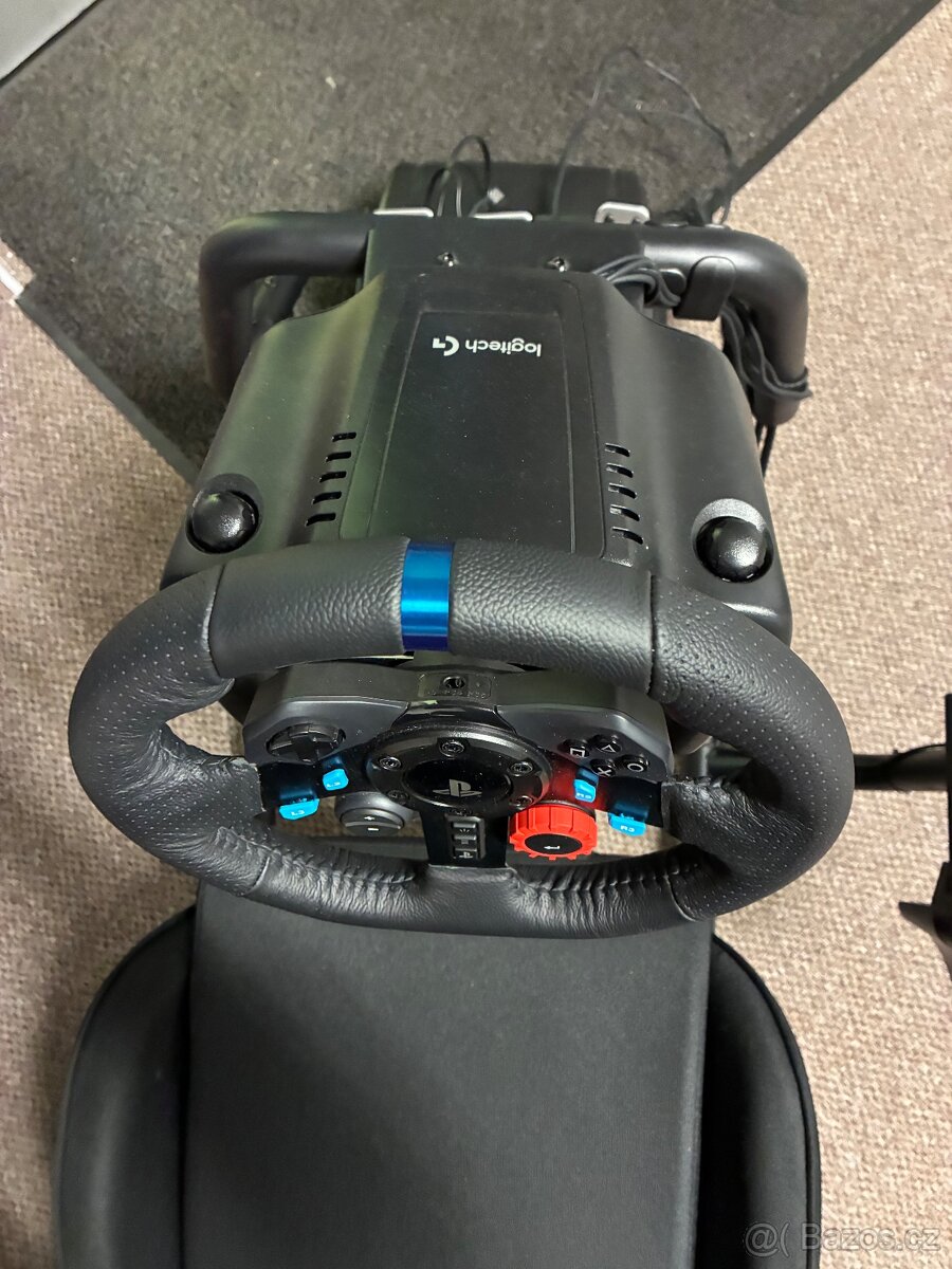 Herní kokpit playseat sedacka,volant,pedaly,řadička - 6