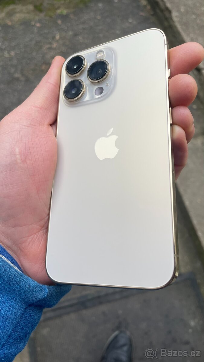 iPhone 13 Pro, 256 GB, Gold -model A2638 ,Top stav - 6