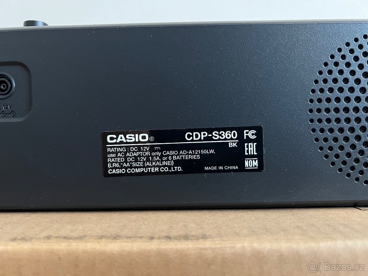 CASIO CDP-S360 + stojan + stolička - 6