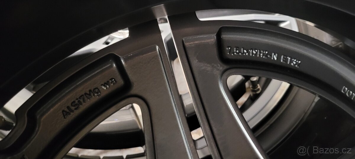 Mercedes Benz EQC,GLC,AMG, alu 19',zimní pneu, TPMS - 6