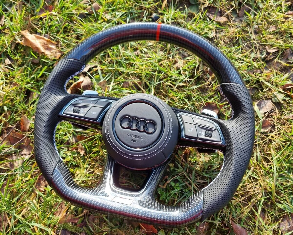 VYHRIEVANY VOLANT AUDI / KARBÓN SPORTOVY ZKOSENY - 6