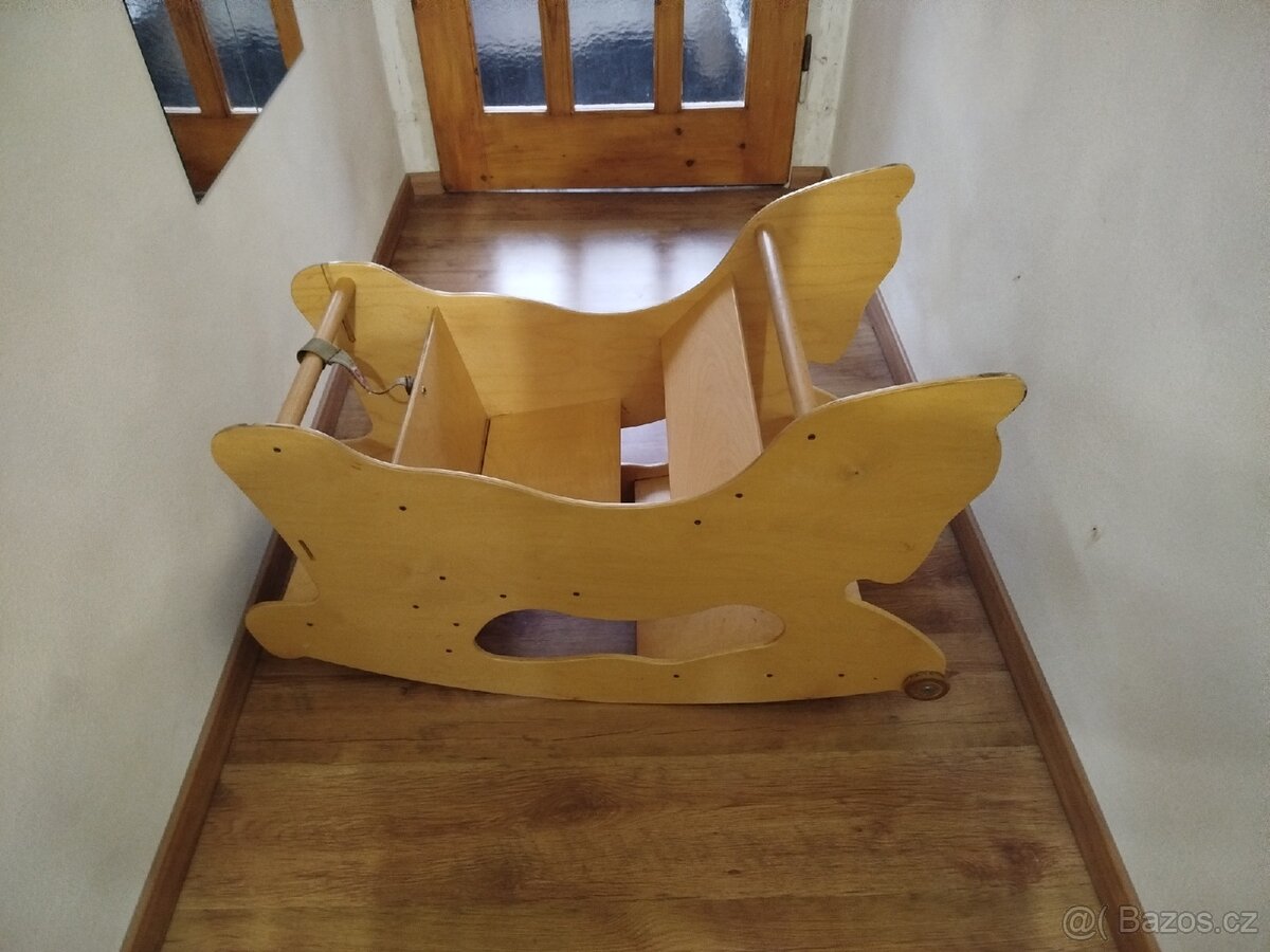 Dětská jídelní dřevěná židlicka - 6