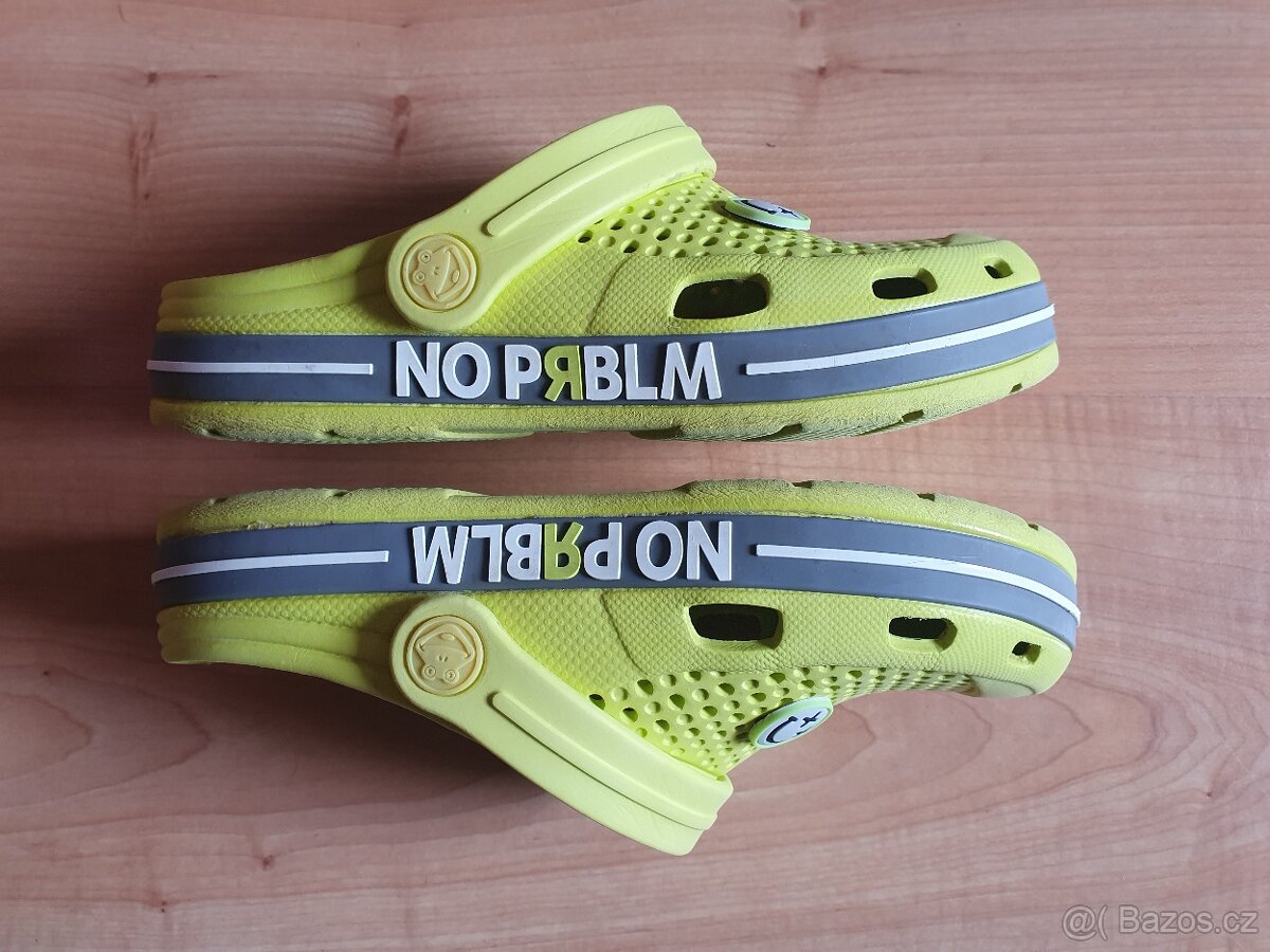 žluté pantofle 34/35 coqui boty - 6