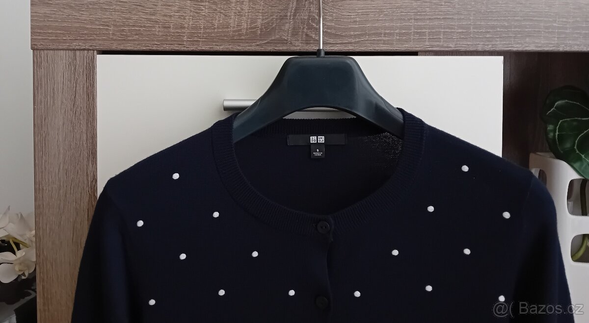 Uniqlo dámský svetřík kardigan vel. S 100% vlna nový - 6