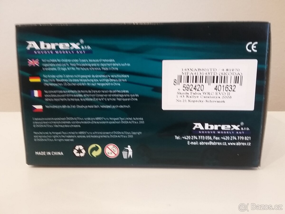 model ŠKODA FABIA WRC EVO II ABREX 143XAB-601TD - 6