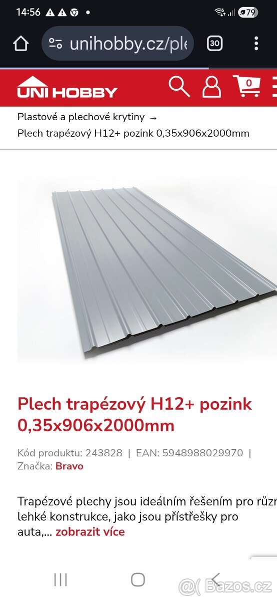 Trapezovy plech - 6