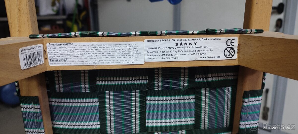 Dřevěné sáňky Lion - 6