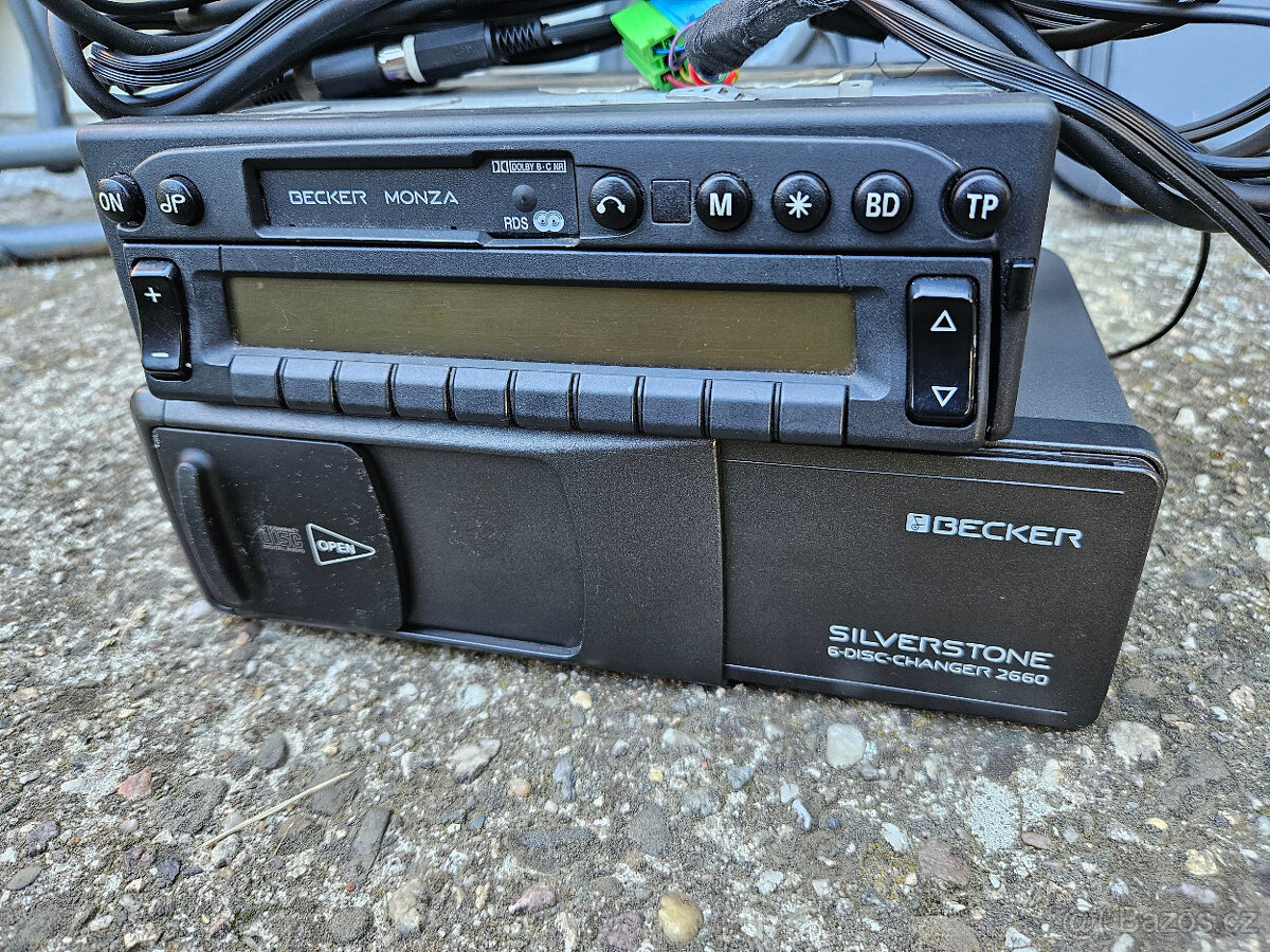 Autorádio Becker Monza + CD měnič 6CD - 6