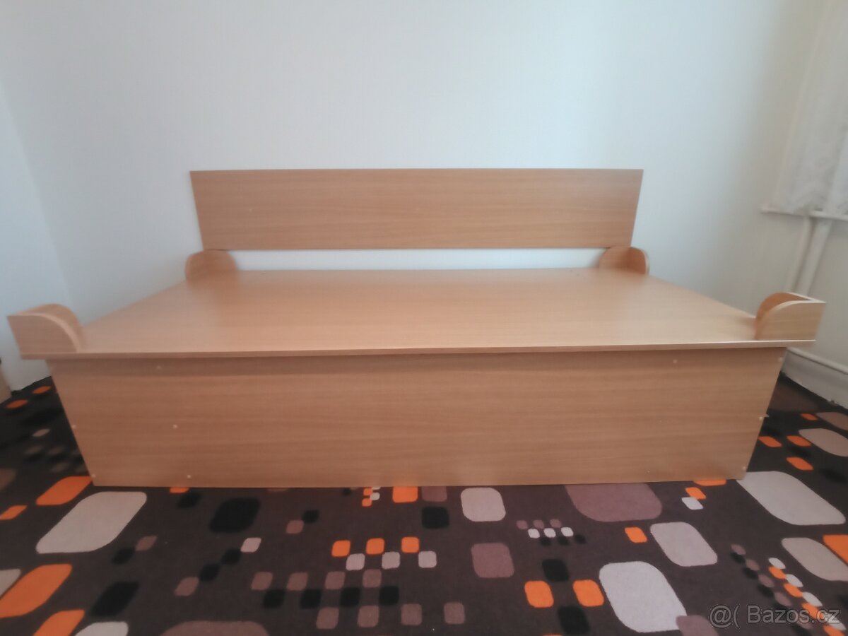 Válenda/postel s úložným prostorem - 6