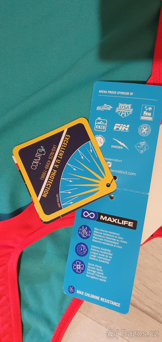 Nové jednodílné plavky ARENA Maxlife Carvico UK36 D40 - 6