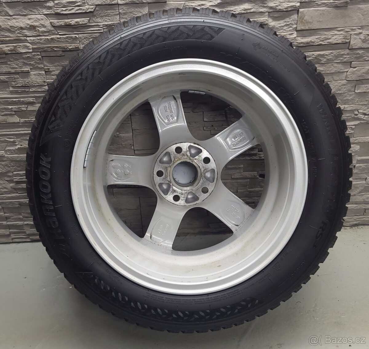 16" Alu kola Rial 5x112 zimní pneu 7,5mm - 6