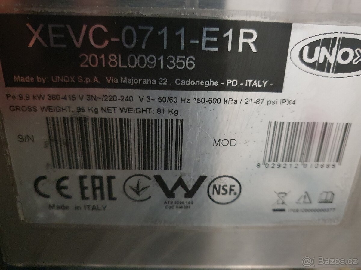 Konvektomat Unox ChefTop 7GN - 6