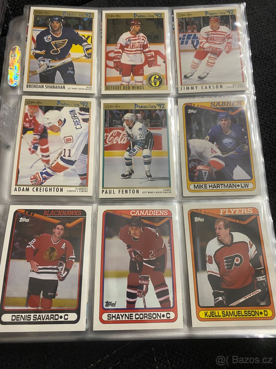 Mix hokejových karet - 6