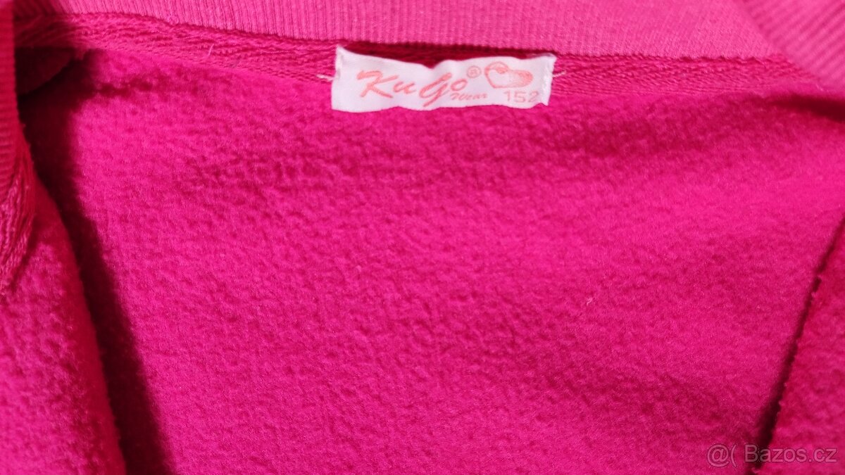Dívčí mikiny 2x Kugo 152, 1x Wolf 146 - 6