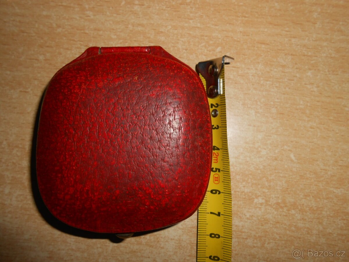 Starý cestovní budík RUHLA - chybí štelovací šroubky - 6