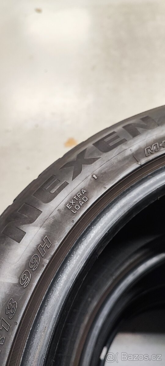 225/50R18 Nexen Winguard, DOT 2022, vzorek 7.7mm. - 6