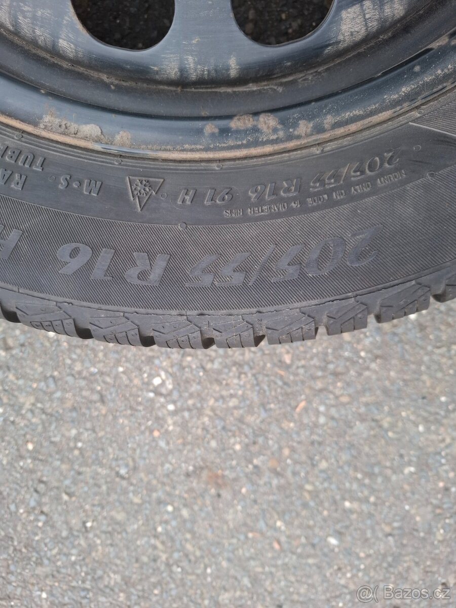 Zimní kola Octavia 3 205/55/16 ET48 5x112 - 6