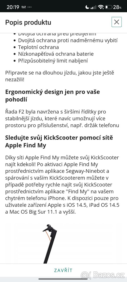 Ninebot KickScooter F2 Pro E by Segway - 6