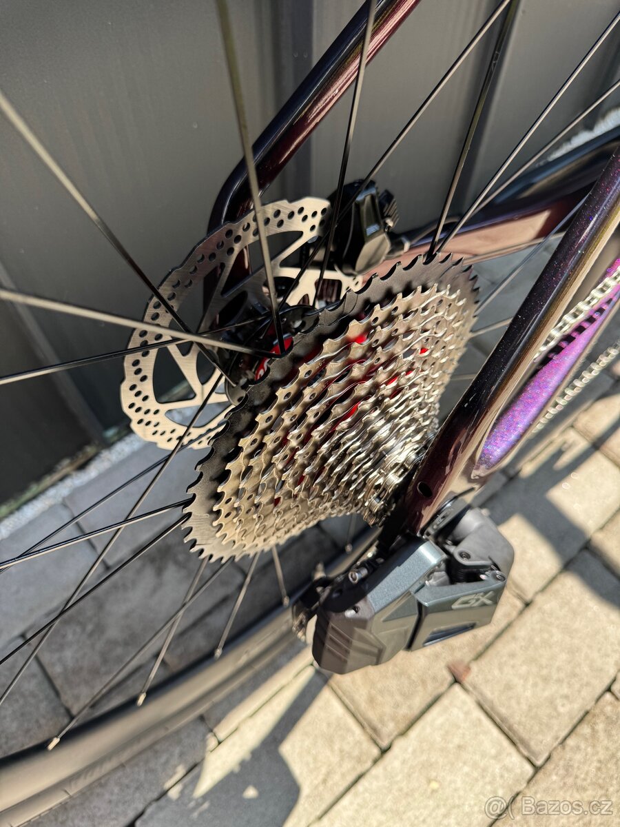 Nové Gravel karbonové kolo 1x13 ele. + držák compu. zdarma - 6