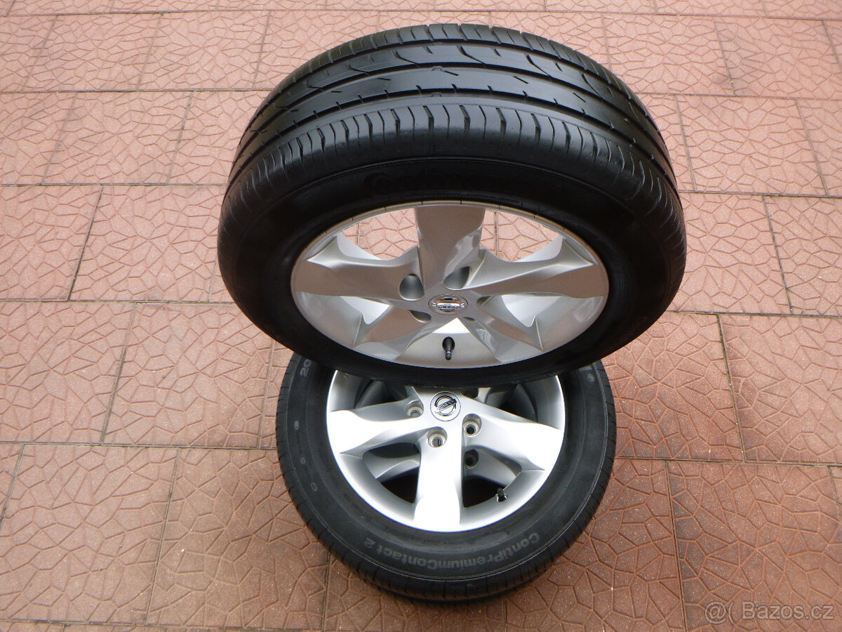 Letní sada alu disky originál Nissan 5x114,3 6,5Jx16 ET40 - 6