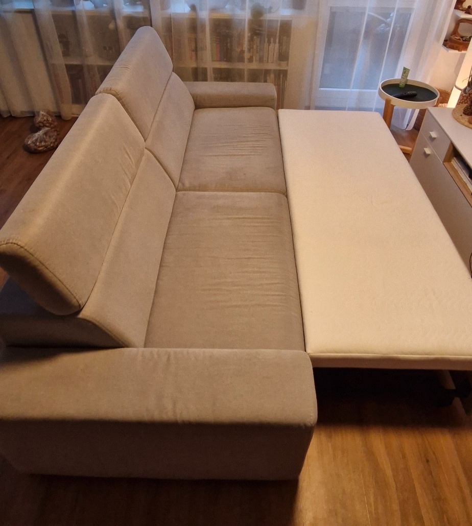 Rozkládací sedací souprava, třímístná - 6