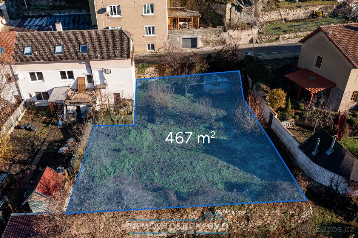 Prodej stavebního pozemku 467m2, TOP výhled na řeku, k.ú. Zn - 6