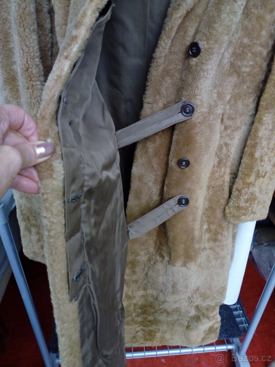 Retro dámský kožich + čepice - 6