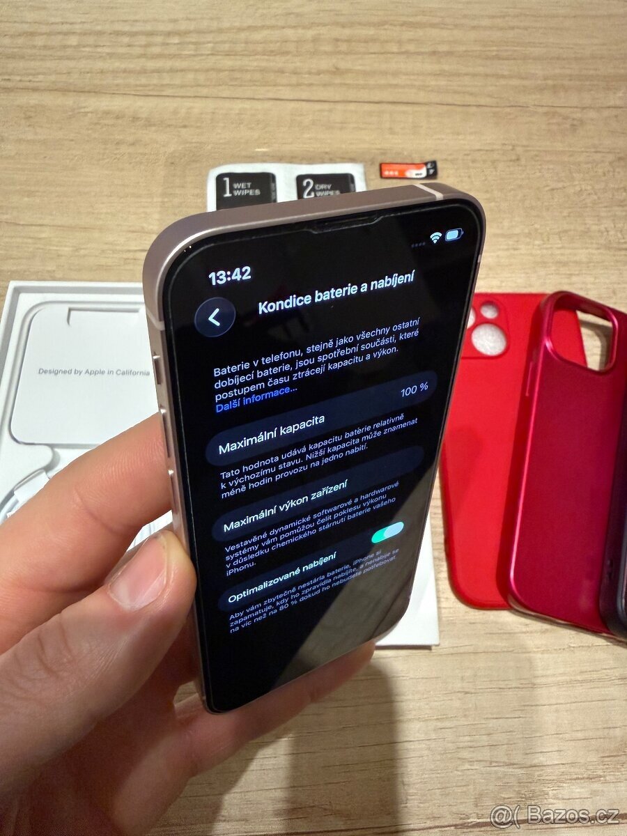 Apple iPhone 13 mini růžový 128GB (100%) - 6
