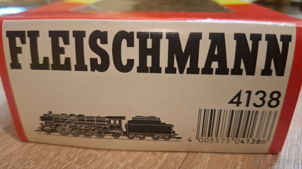 H0 Fleischmann 4138 Lokomotiva BR39 103 DB, or.obal - 6