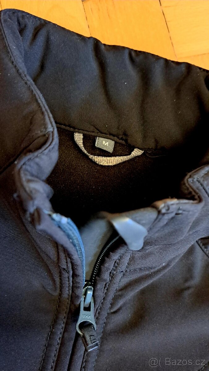 Černá zateplená softshellová bunda Alpine PRO,vel.M - 6