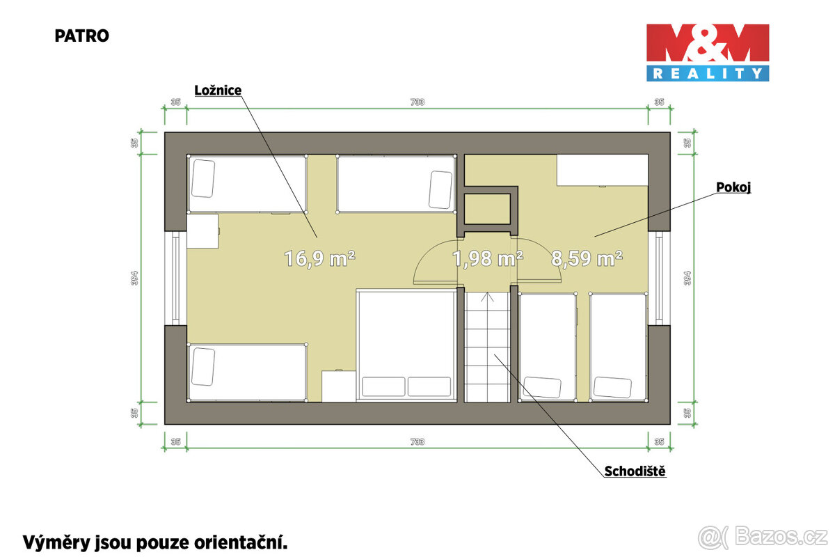 Prodej chalupy, 71 m², Kokašice - 6
