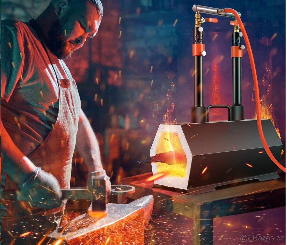 Plynová kovářská výheň - 6