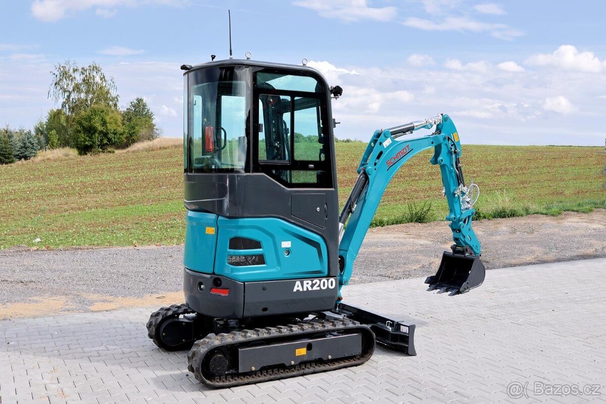 bagr, minibagr, bagr AR 200 - motor Kubota - 6