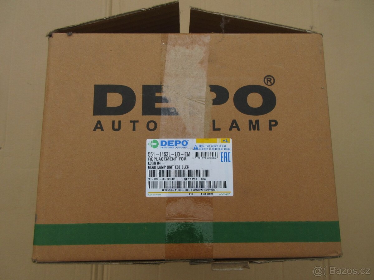 Dacia Logan levé přední světlo 551-1153L-LD-EM - 6