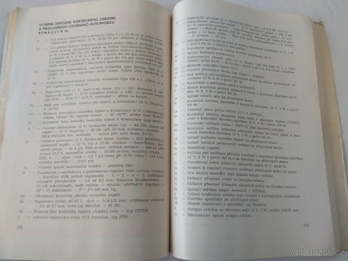 SCHEMATA ELEKTRICKÉHO. ZAP. OS. AUT. II., 1969 - 6