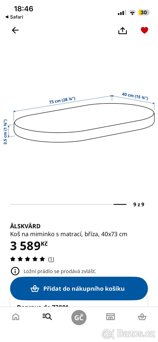 Postýlka, koš pro miminko - 6