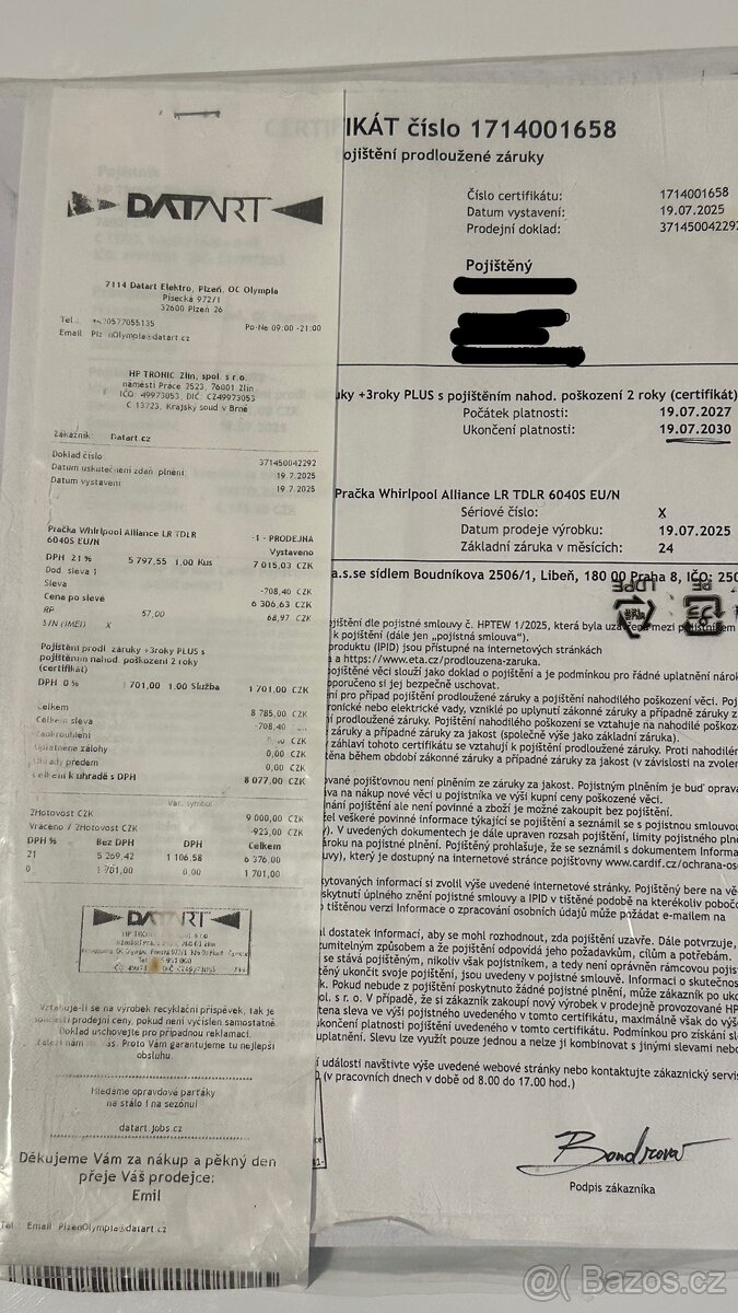 Pračka Whirlpool Alliance LR TDLR 6040S EU/N - 6