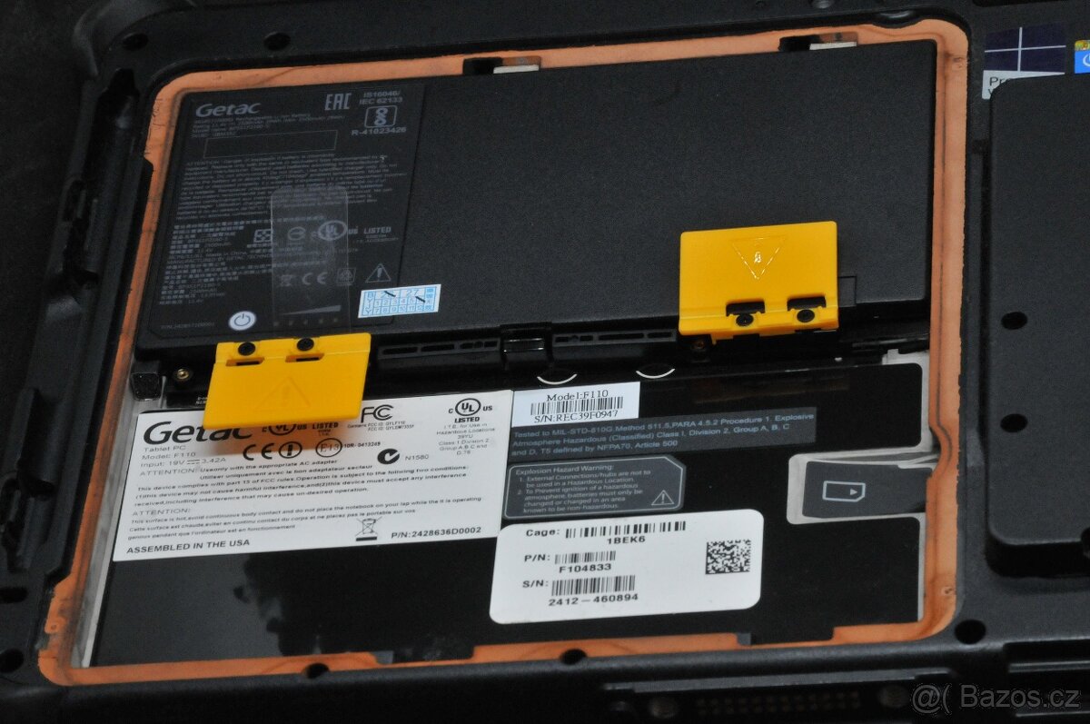 Vojenský/průmyslový tablet GETAC F110 - 6