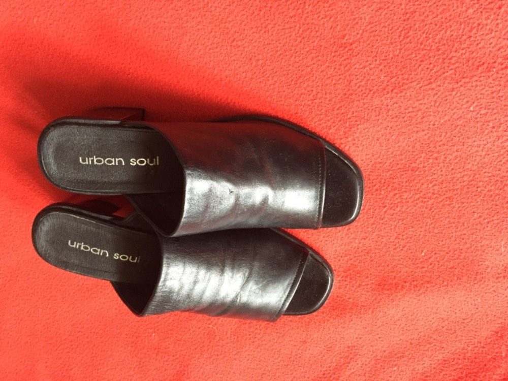 Černé značkové sandály kůže - NOVE vel. 39 - 6