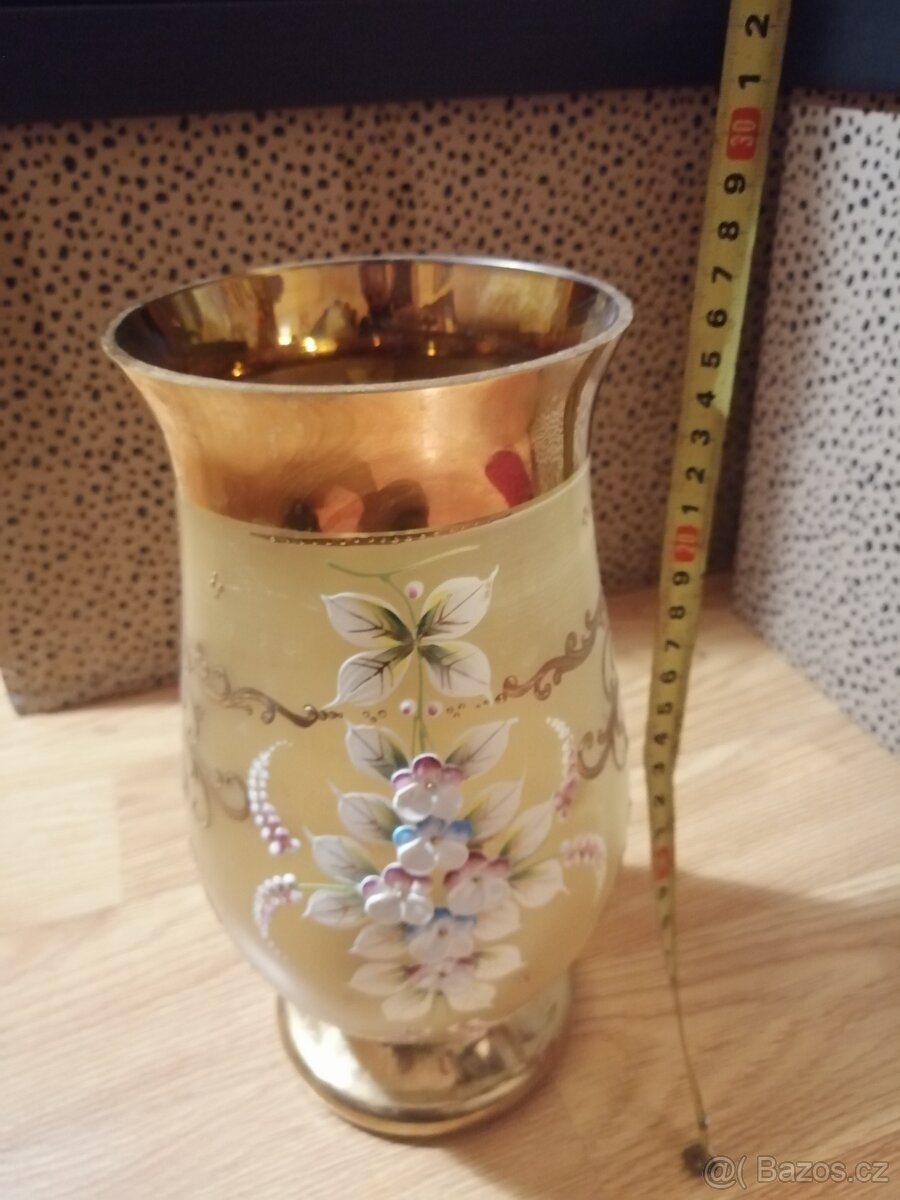 Váza novoborské sklo - 6