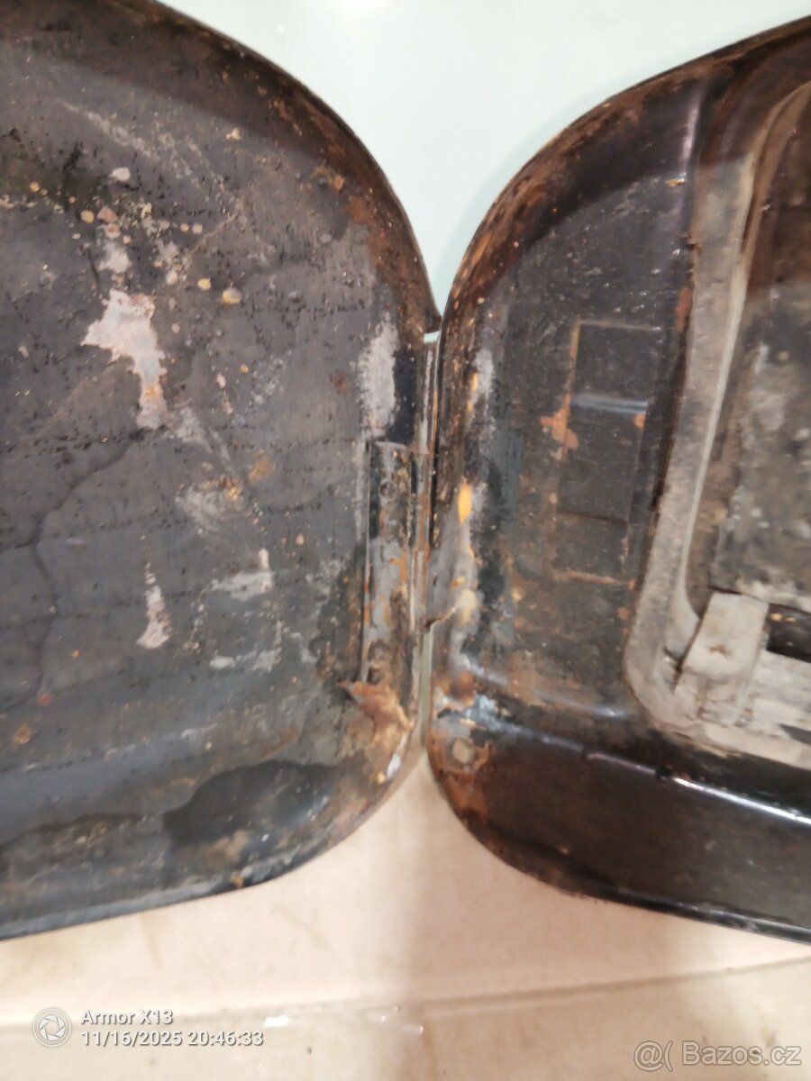 Jawa 250, 350 kývačka, panelka bateriový kastlík původní - 6