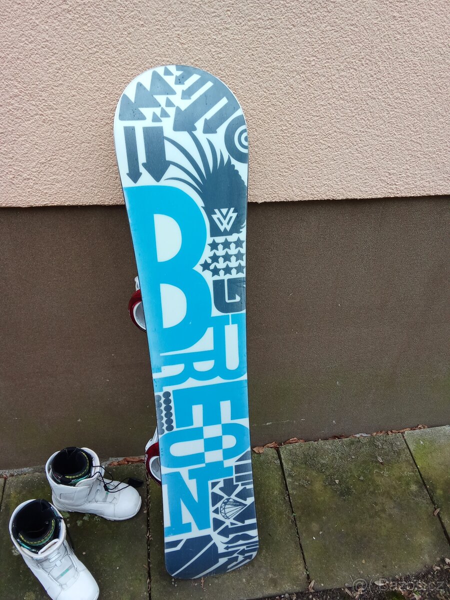 snowboard Burton 147 + boty 41 - 6