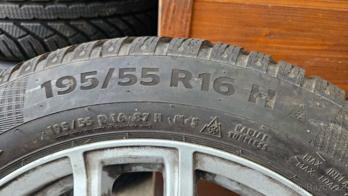 Zimní Sada Alu 5x110 195/55 R16 Continental - 6