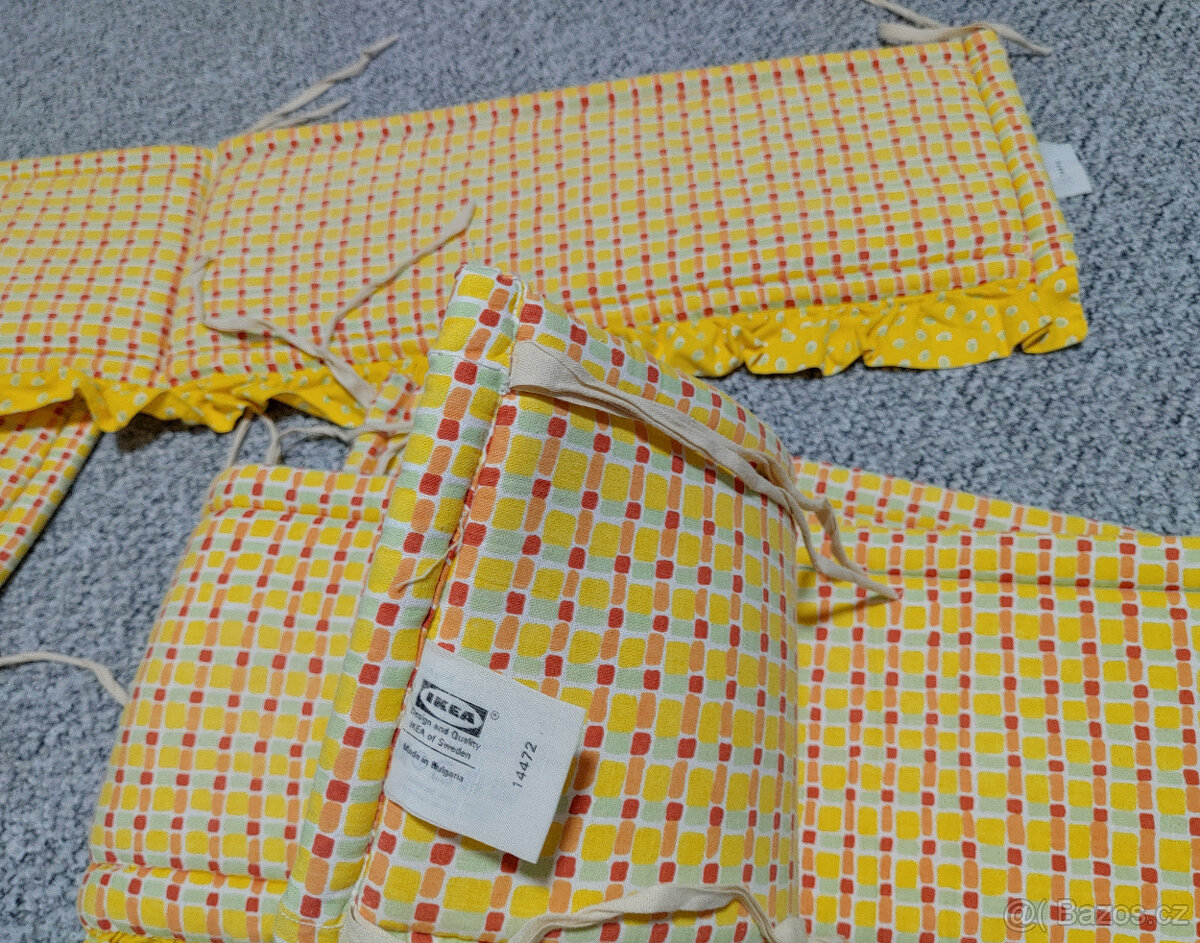 mantinely k postýlce, věci na kočárek, deka+polštář - 6