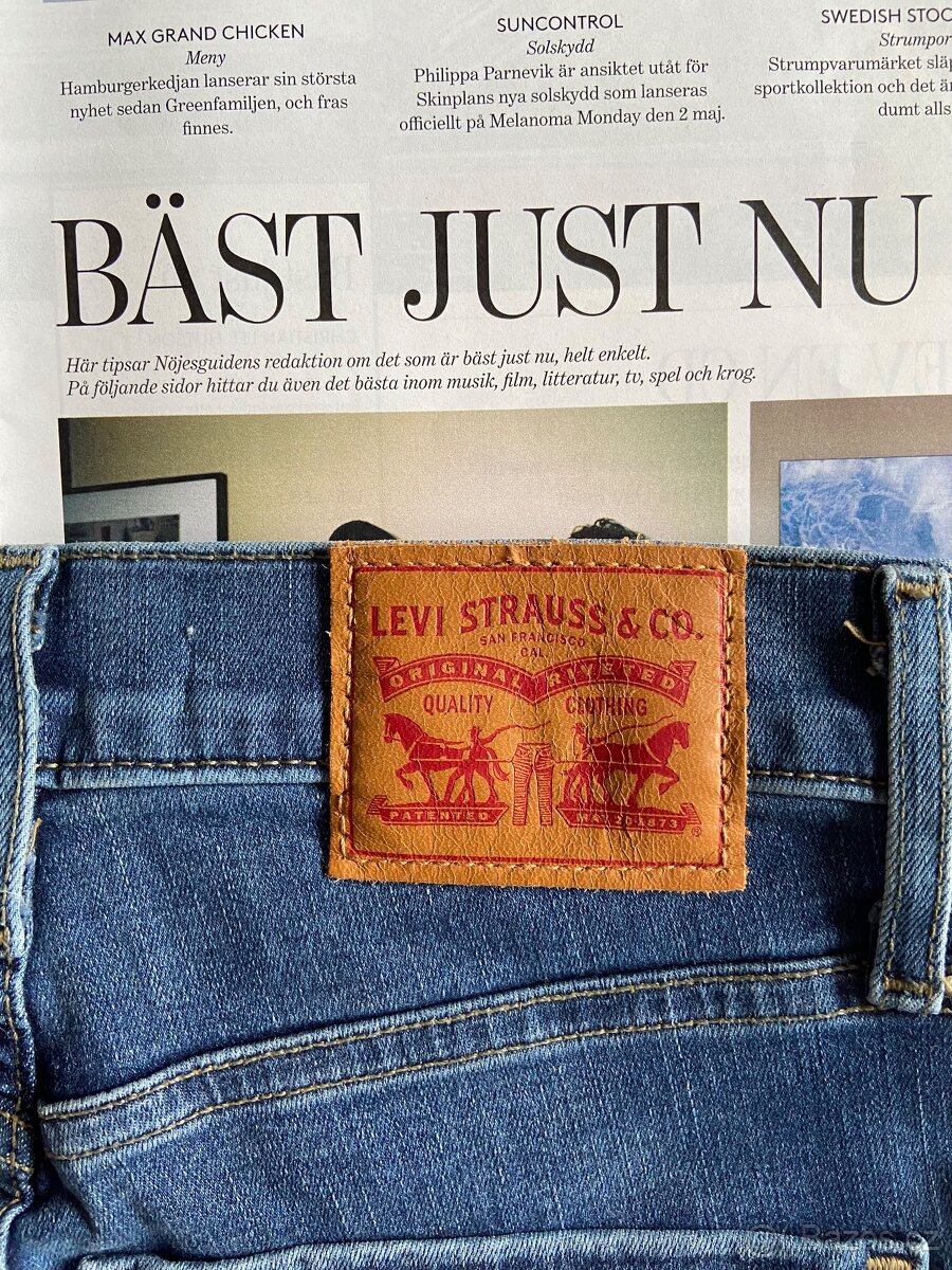 Levi’s Mile High Super Skinny W25 L30 džíny XS Levis Levi - 6