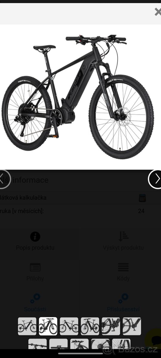 Elektrokolo WATT XL 21" 720Wh - 6