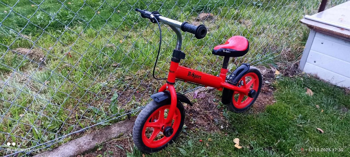 Dětské Odrážedlo 2ks červené a modré - 6