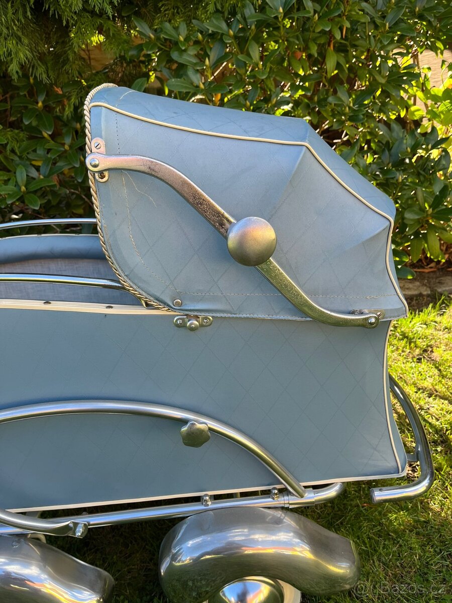 Retro kočárek pro miminko Hecker - 6