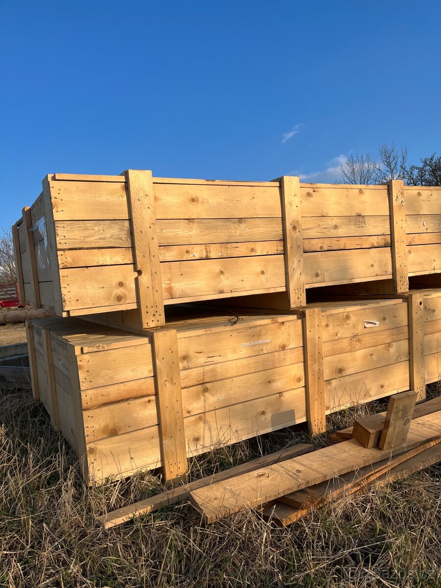 dřevěná bedna 2 ks - 6